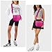 Lushandy Bum Bags for Women, Checkered Crossbody Bag Nylon Crossbody Purse Lightweight Fanny Pack Large Belt Bag for Travel