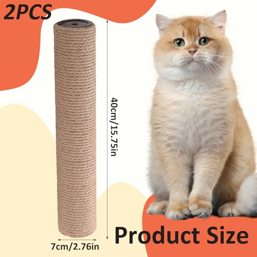 Repuestos para rascador de gato de yute 2 piezas 16 pulgadas miniatura 4