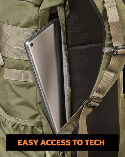 Mystery Ranch 2 Day Backpack – Tactical Daypack with Easy Access & Padded Computer Sleeve – Hummus, L/XL view 6