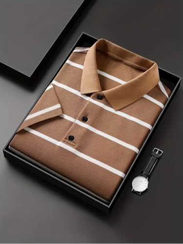 Image of TAGAS Men's Short Sleeve Polo Shirt, Button Up Collar | T-Shirt for Mens | Casual T Shirt for Men | (MT-7)