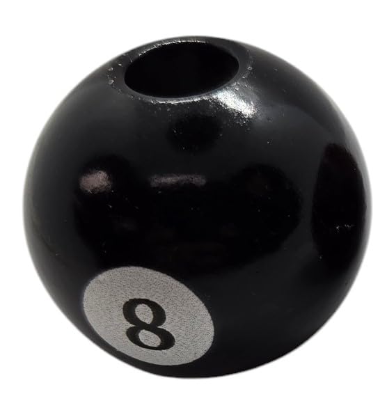 8 Ball Resin Cigarette Snuffer, Black