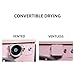 Equator All-in-One Washer Dryer VENTLESS/VENTED PET cycle 1.62cf/15lbs 110V in Pink
