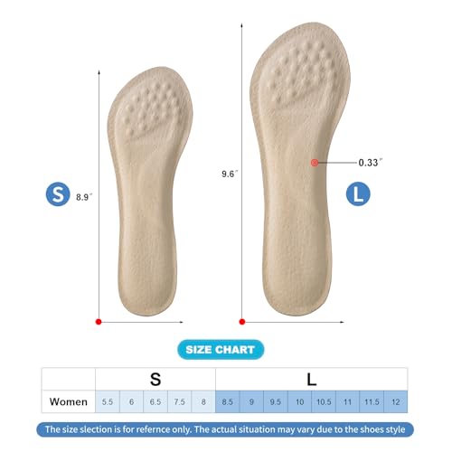 2 pares de plantillas soporte arco para tacones altos mujer miniatura 2