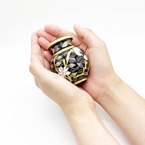 未来創想 C04-B メヌエット ミニ骨壷 七宝シリーズ 納骨袋付き 手元供養