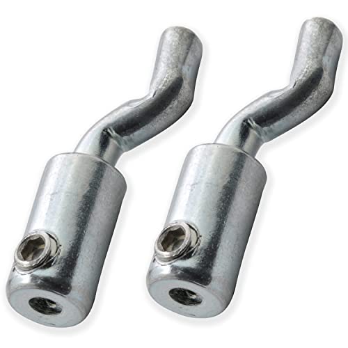 Easyboost Serre-câble Z de Gaz Accélérateur Embout Carburateur Poignée pour Tondeuse Débroussailleuse Motoculteur Jardin (2 Serre-câbles)