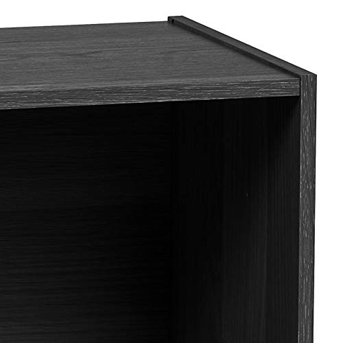 Iris Usa Small Spaces Wood, Bookshelf Storage Shelf, Bookcase, 2-Tier, Black #TOP5