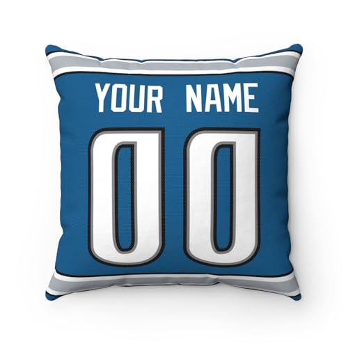 Image of ANTKING Throw Pillow 2 Pack Custom Any Name and Number Personalized Gift for Men Women Boys