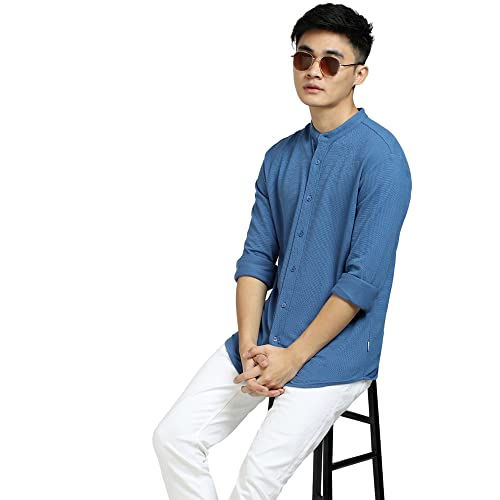 Image of Jack & Jones Men's Cotton Solid Regular Fit Shirt