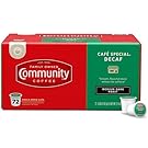 Community Coffee Café Special Decaf 72 Count Coffee Pods, Medium Dark Roast Decaf, Compatible with Keurig 2.0 K-Cup Brewers