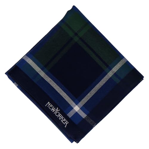 NEWYORKER メンズ先染ハンカチ 32506015A