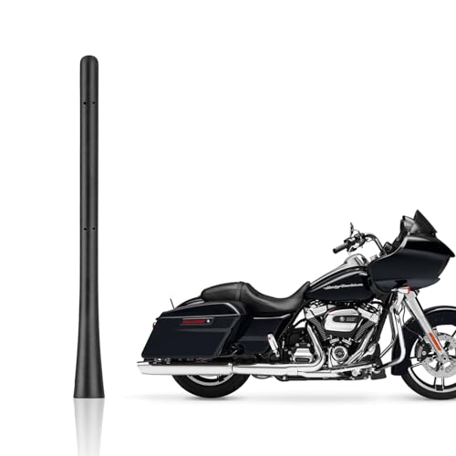 Tectary Short Antenna for Harley Davidson Motorcycles Electra Street Road Glide Ultra Limited Tour
