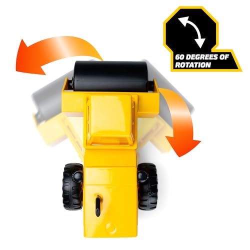 Tonka Steel Classics - Steam Roller - Made with Steel, Yellow Toy Truck, Boys and Girls, Toddlers Ages 3+, Big Construction Truck, Birthday Gift, Holiday, Ages 4+ by Tonka - Image 3