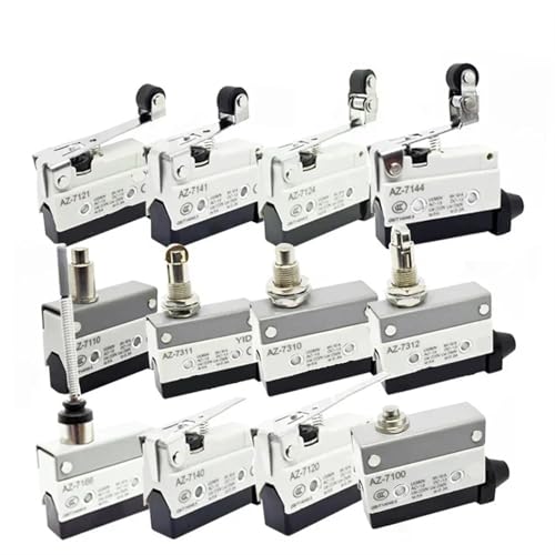 Interruptor de límite AZ-7312 con palanca de rodillo horizontal 10A 250V
