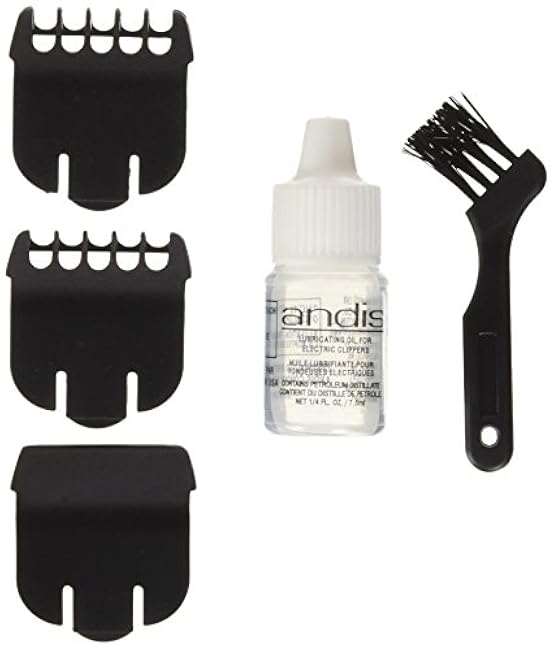 Andis 24865 Cordless Trim 'N Go 7-Piece Portable Trimmer - Animal/Dog Grooming, Silver-9UKvyc2N