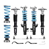 maXpeedingrods Coilovers for Ford Focus ST Models 2013-2018, 24 Levels Damper Adjustable Coilovers Suspension Kit, Height Adjustable Shock Absorber, T6 Upgraded Lowering Kits Blue