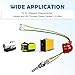 Niutudza Diesel Heater Glow Plug Repair Kit, 12V/24V 5KW 8KW Parking Diesel Heater Glow Ignition Plug Kit with Filter, Fit for Car Heater Repair Parts, Diesel Heater Accessories