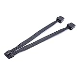 10 Pieces/Batch Dual PCIe 8-pin to Mini 12-pin Male GPU Power Adapter Cable for 30 Series RTX3080 RTX3090 GPUs (Black)