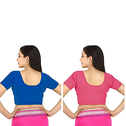 Image of Namita Women's Rubia Cotton Solid Half Sleeve Blouse