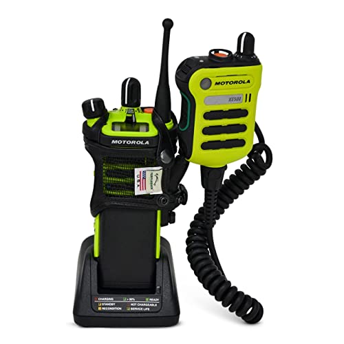 Turtleback Radio Holster for Motorola APX6000XE Durable Leather Radio Holster with Durable Duty Belt Holder with D-Rings All-Button Access