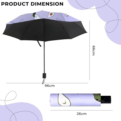 Image of Kraptick Printed Travel Umbrella for Rain, UV, Wind Proof, Water-Proof Umbrella for Men /Women /Boys /Girls /Kids (UMBR-02)