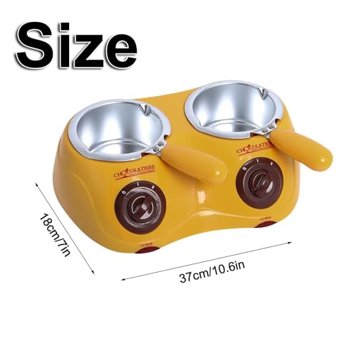 Set eléctrico para derretir chocolate doble horno miniatura 5