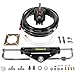150HP Hydraulic Outboard Steering Kit - 6.9 Mpa/1000 psi Working Pressure, 409.7 kgf Output Force, Complete Boat Marine System for Singlem Built-in 2-Way Lock Cylinder, 150 HP Helm Pump, 26ft Hose