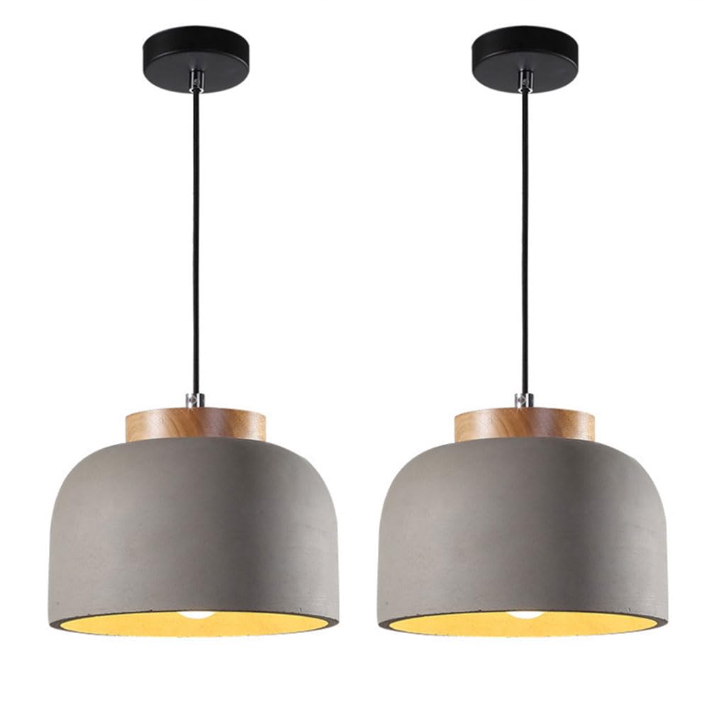 Suspension en ciment pour illuminer votre table de cuisine et créer un salon chaleureux