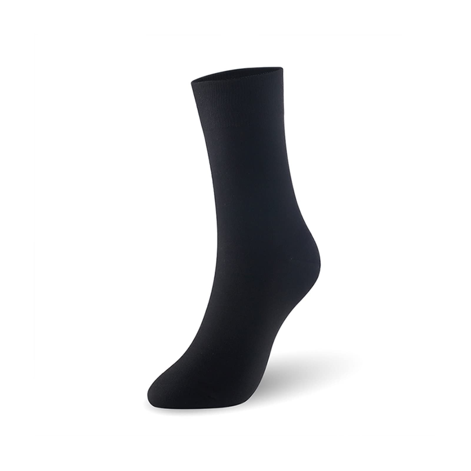 ZZSRJ Calcetines de Hombres Calcetines de Negocios de Color sólido 6 Pares/Lote Tamaño del Reino Unido 7-11 EUR Tamaño 40-46 (Color : Black6, tamaño : 40-46)