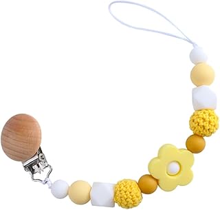 SECFOU Corrente De Chupeta De Mordedor Porta-Chupeta Porta-Chupeta Clipe De Corrente De Mordedor Porta-Chupeta Prendedor De Chupeta Recém-Nascido Corrente De Chupeta Clipe De Corrente De