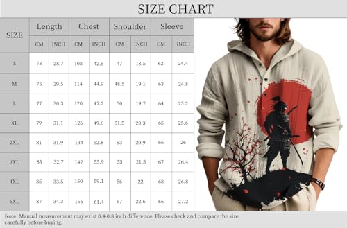 LOAIHA Men's Geometric Print Hoodie Lightweight Pullover Long Sleeve Relaxed Fit Beach Festival Shirt Spring Fall3