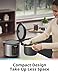COMFEE' Compact Rice Cooker, 6-in-1 Stainless Steel Multi Cooker, Slow Cooker, Steamer, Saute, and Warmer, 2 QT, 8 Cups Cooked(4 Cups Uncooked), Brown Rice, Quinoa and Oatmeal, 6 One-Touch Programs