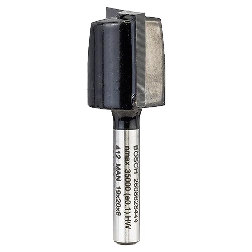 Bosch 1x PRO Nutfräser, zweischneidig, D 19, L 19,6, S 6