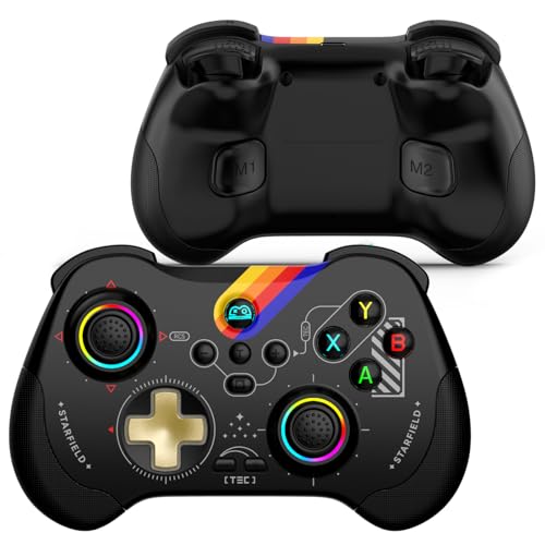 arVin Wireless Controller for Switch/PS3/PS4/Android/iOS/PC Gamepad with Hall Linear Trigger & Rocker/RGB Light/Turbo/Back Key,Support Steaming/Cloud Gaming arVin Wireless Controller for Switch/PS3/PS4/Android/iOS/PC Gamepad with Hall Linear Trigger & Rocker/RGB Light/Turbo/Back Key,Support Steaming/Cloud Gaming