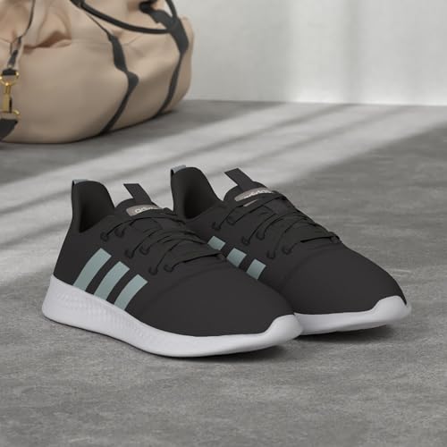 adidas Women's Puremotion Running Shoe, Core Black/Magic Grey Metallic/Magic Grey, 72