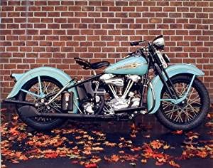 Amazon.com: Harley Davidson and Vintage Indian Motorcycle Four Set
