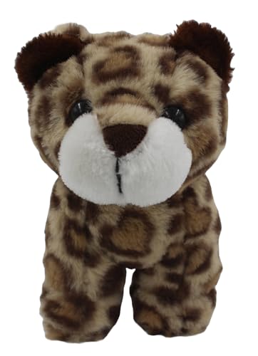 Image of Tickles Cheetah Soft Stuffed Plush Animal Toy for Kids Boys & Girls Birthday Gift (Size: 28 cm Color: Brown)