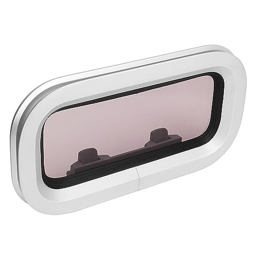 Janela de Vigia de Barco Resistente, Liga de Alumínio, Resistente a UV, Selada, à Prova D'água, Abe