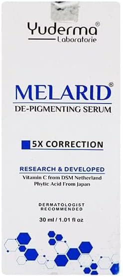 Yuderma Melarid De-Pigmenting Serum, 5 ร CORRECTION, With VITAMIN C, 30 ML