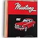 Ford Mustang Evolution Vertical Wood Wall Decor - Large Ford Mustang Wall Art for Man Cave or Garage