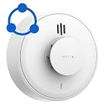 Heat Alarm for Kitchen, 10 Years Sealed Battery Life, Heat Detector for Kitchen, Wireless Interlinked Heat Alarm with Large Test/Mute Button, Easy Setup Linked Heat Alarm Conforms to BS 5446 Standard