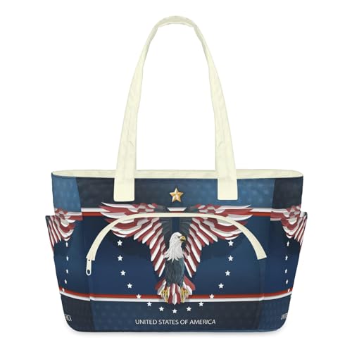 Sac fourre-tout femme léger à motif aigle - Fini les douleurs aux épaules