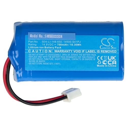 vhbw Akku kompatibel mit Ecovacs Winbot W836, W950, W920, W880, W830, W835, W850, W930, 880 Home Cleaner Heimroboter (700 mAh, 14,8 V, Li-Ion)