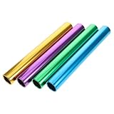 MUELODSIC 1 Juego Bastones De De Aleación De Aluminio Antideslizantes para Escolar De Equipo Deportivo Resistente Y Duradero para Atletismo 4 Piezas