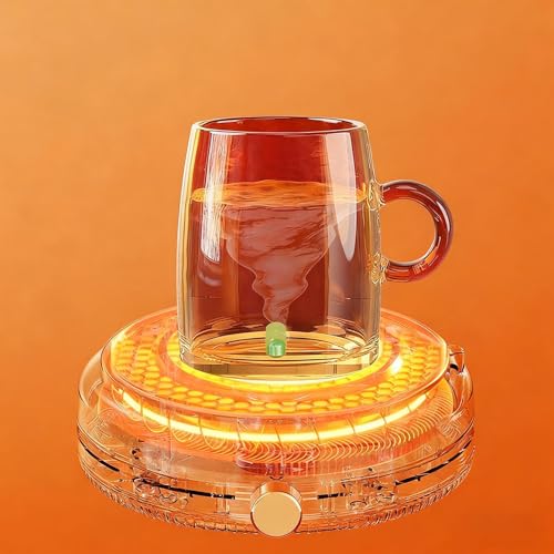 Calentador de taza de café que evita que tu té o leche se enfríen mientras trabajas 7