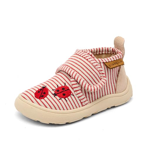 Bisgaard Unisex Kinder Barefoot Basic Sneaker Lady Bugs 20 EU Weit