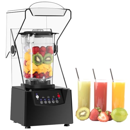 Soundproof Blender with Smart Programmes, High Power Smoothie Mixer for Home Cooking, Cold Drinks, and Milk Preparation