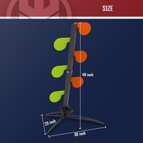 Image of KNINE OUTDOORS 3 /8 inch AR500 Dueling Tree Target 6pc 6 inch Paddles
