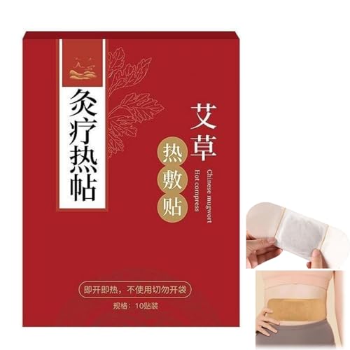 Cerotti Riscaldanti Auto-Riscaldanti, 10 Unità, Cerotto Caldo Corpo per Schiena, Spalle e Collo, per Dolori Muscolari e Articolari, Toppa Riscaldante Portatile con Adesivo