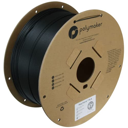 polymaker matte pla filament matte charcoal black 175mm 3kg 3d printing filament polyterra 3d printer pla filament