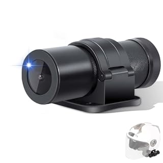 VSYSTO Helmet Camera, WiFi HD 1080P 150° Wide Angle Lens Intelligent Vibration Detection Power on/Off, Starlight Night Vision Waterpoof Bike Motorcycle Helmet Dash Camera, G-Sensor (Black)